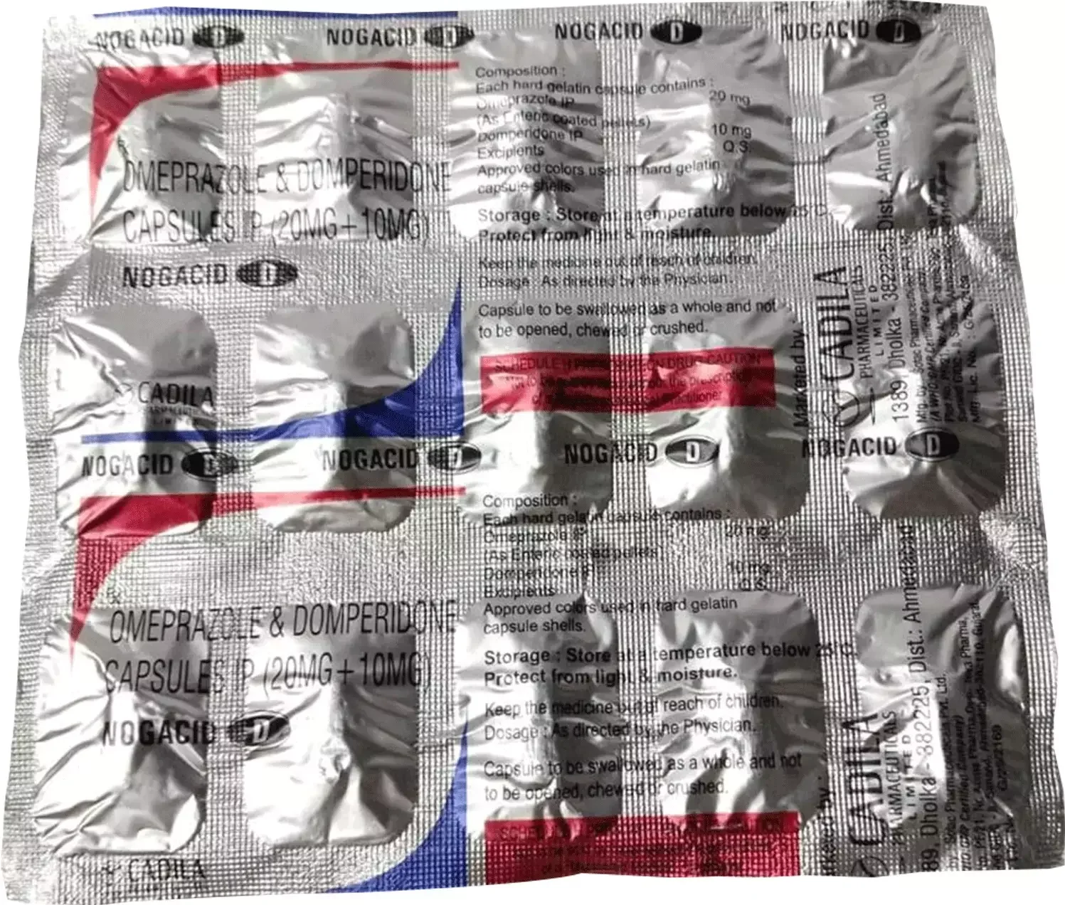 NOGACID D Capsule 15