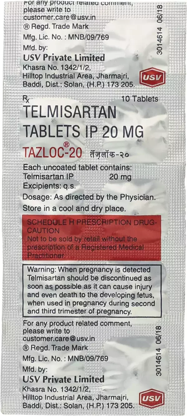 TAZLOC-20 Tablet 10