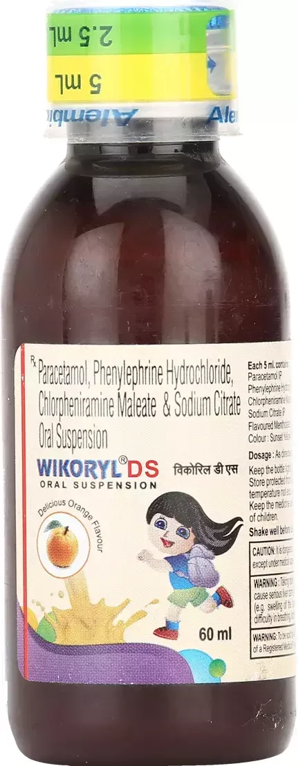 WIKORYL DS ORANGE 60 ml Suspension