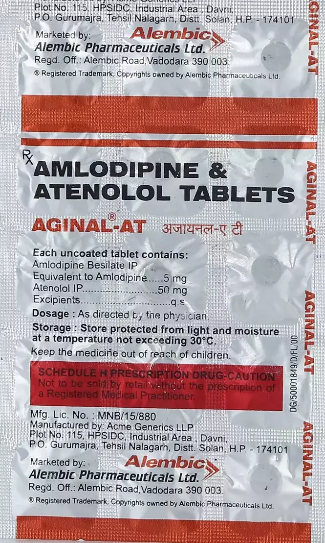 Aginal-AT Tablet 15