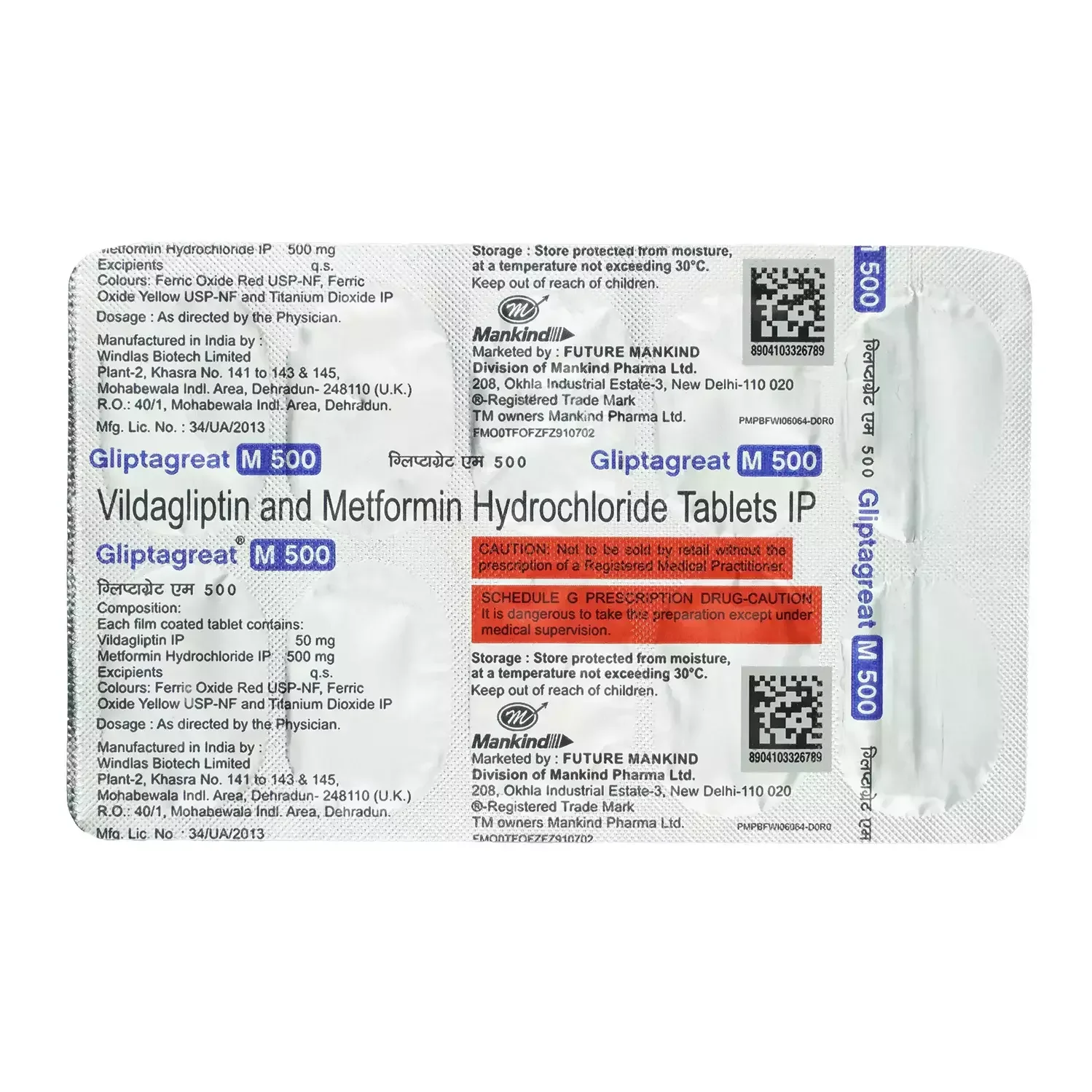 Gliptagreat M 500 Tablet 10
