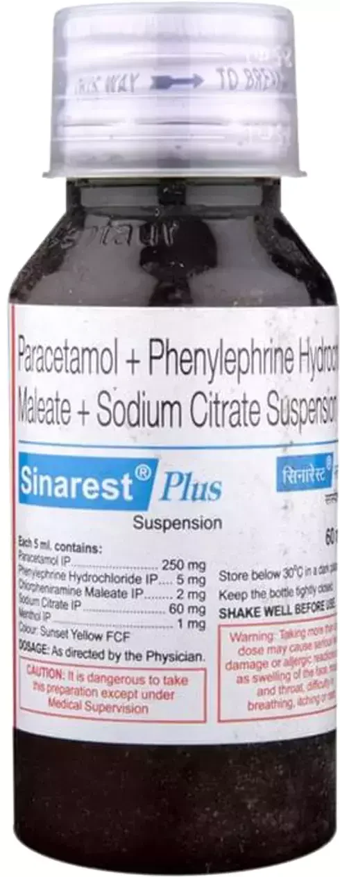 SINAREST PLUS 75 ml Suspension