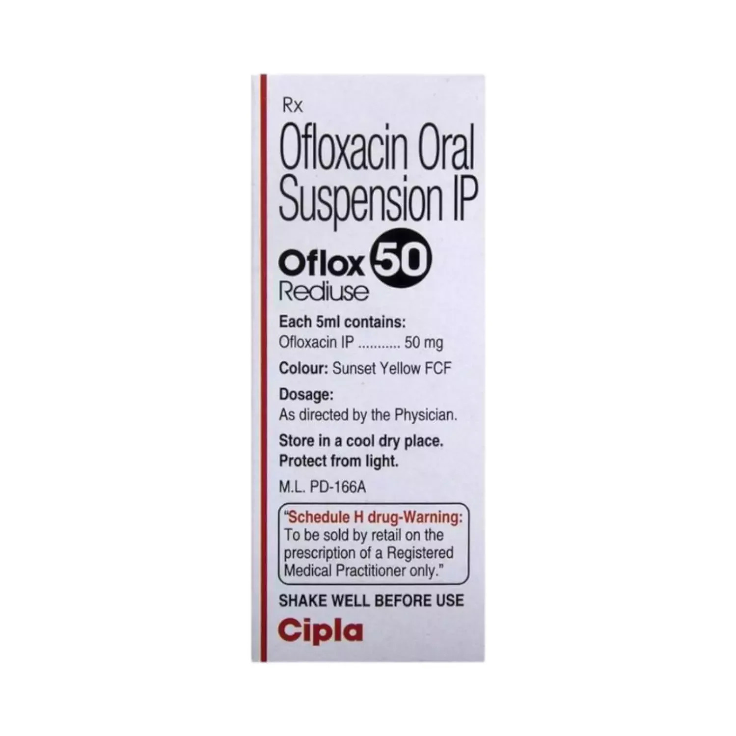 Oflox 50 Rediuse 60 ml Oral Suspension