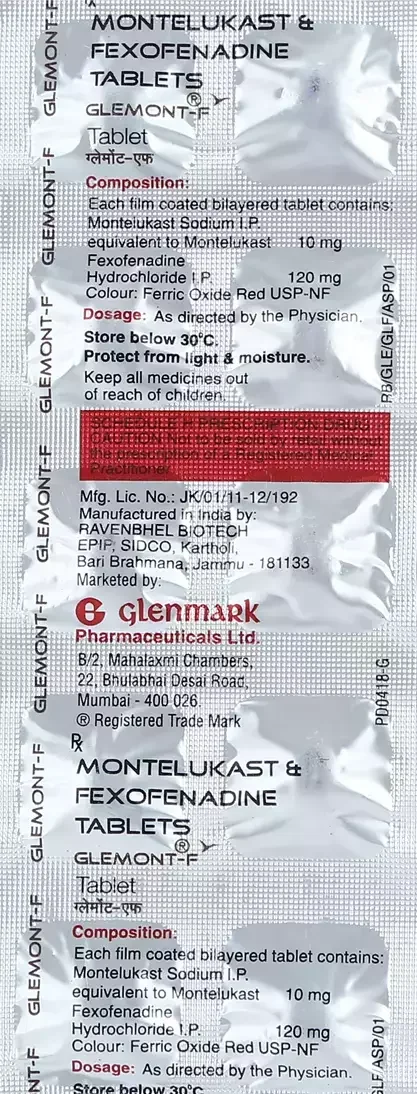 GLEMONT-F Tablet 10