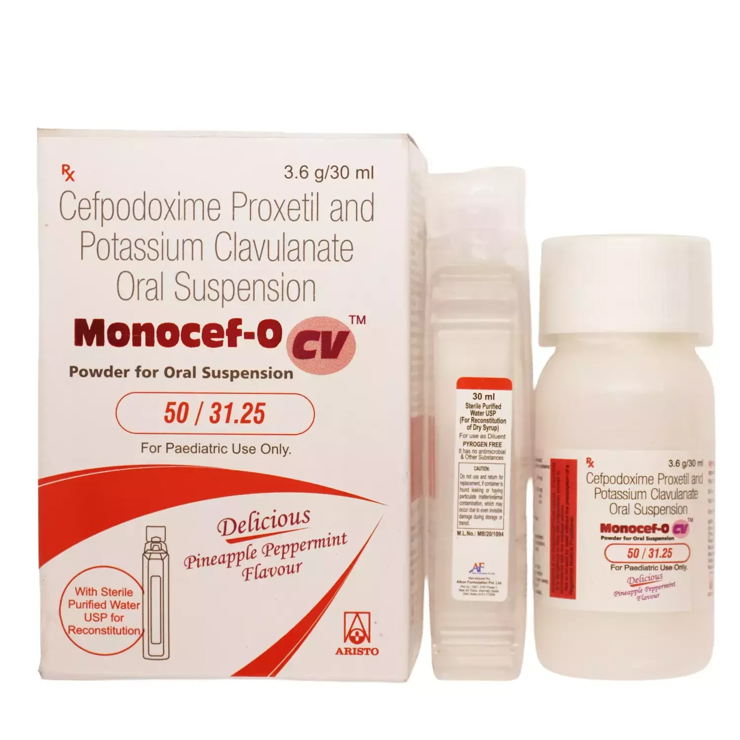Monocef-O 50 Pineapple Peppermint 30 ml Suspension