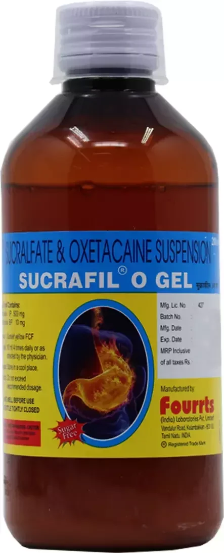 SUCRAFIL O GEL SUGAR FREE 200 ml Suspension