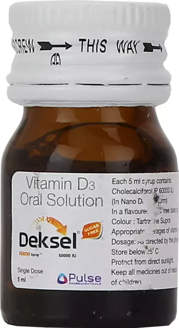 Deksel Nano 60000IU Sugar Free 5 ml Syrup 5