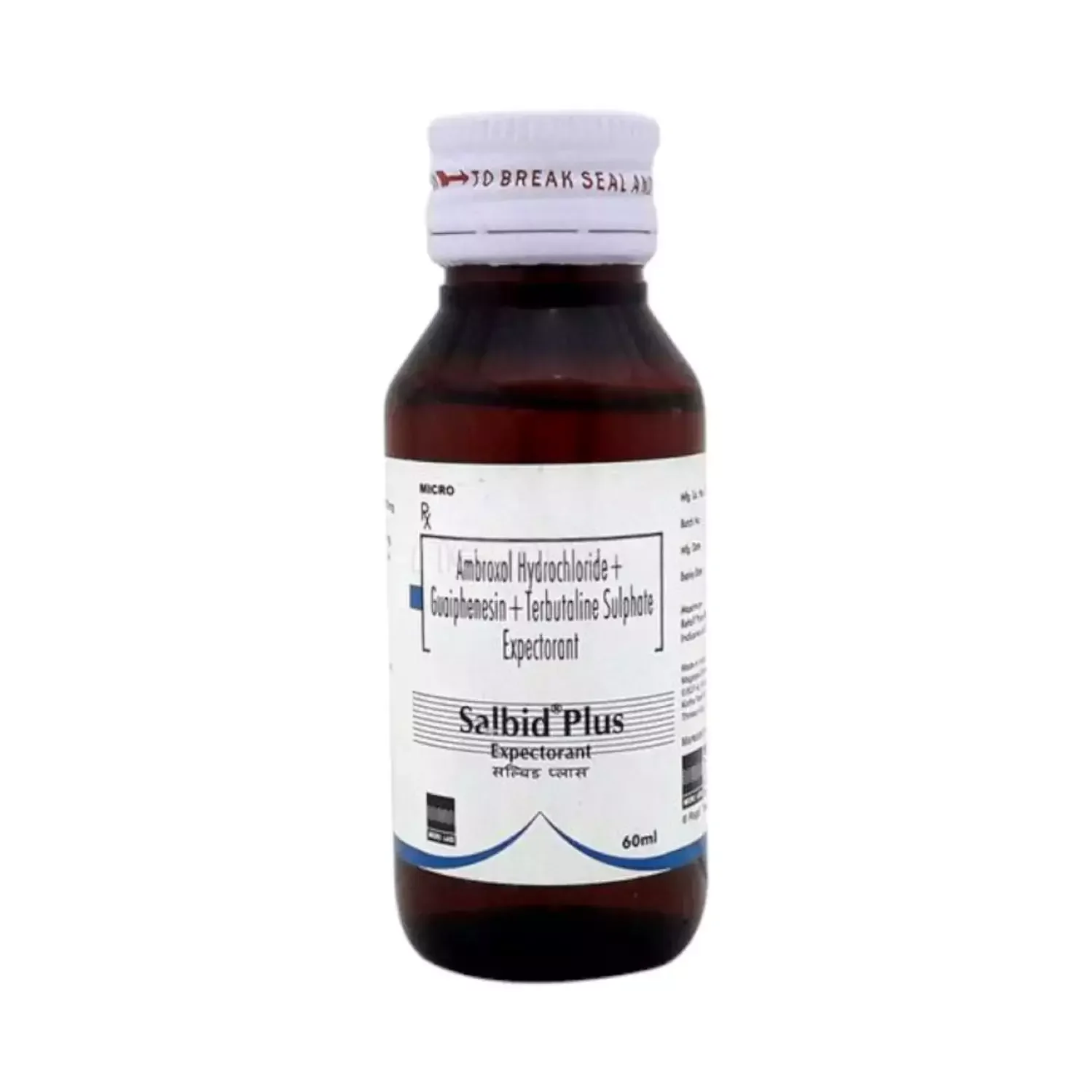 Salbid Plus 60 ml Expectorant