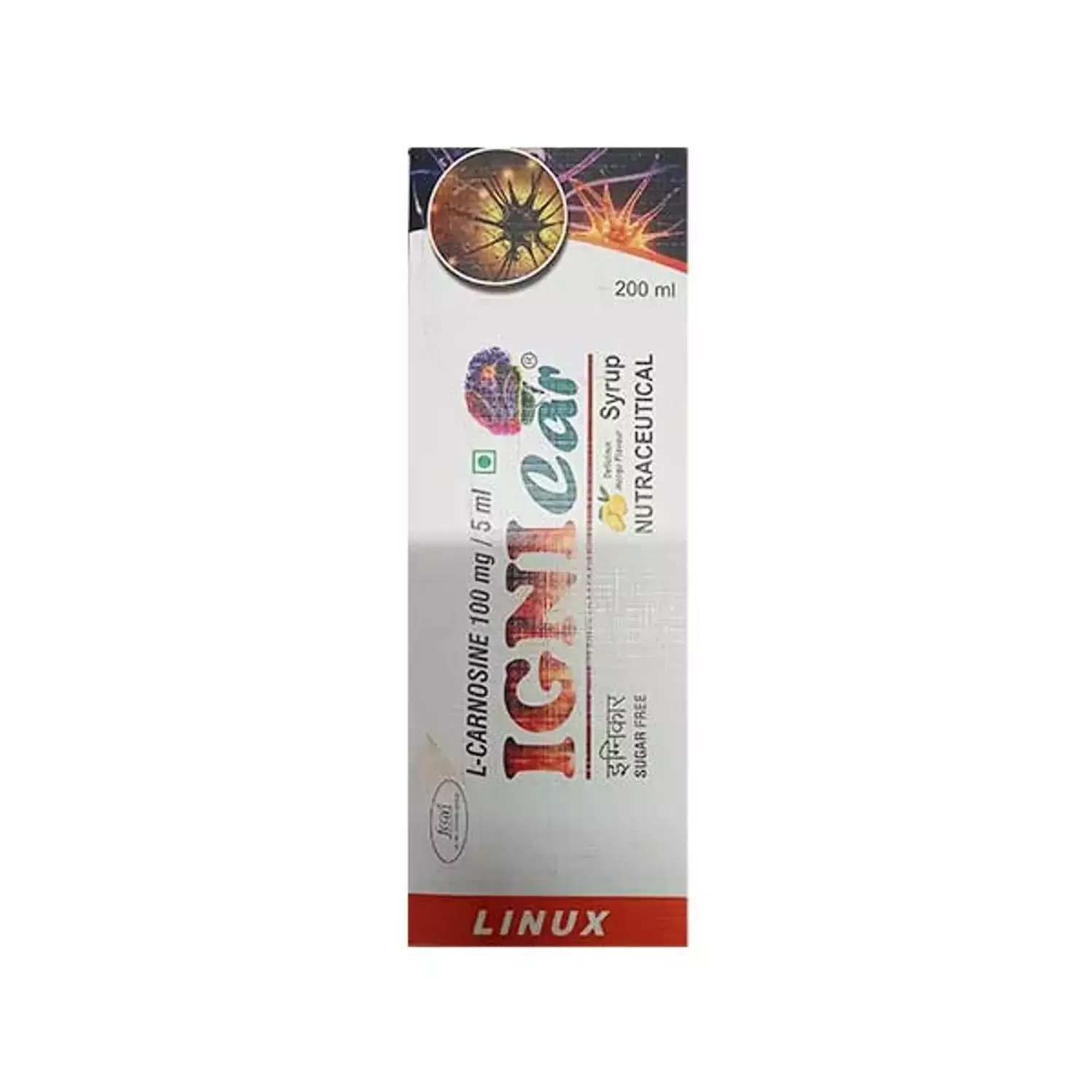 Ignicar Mango Sugar Free 200 ml Syrup