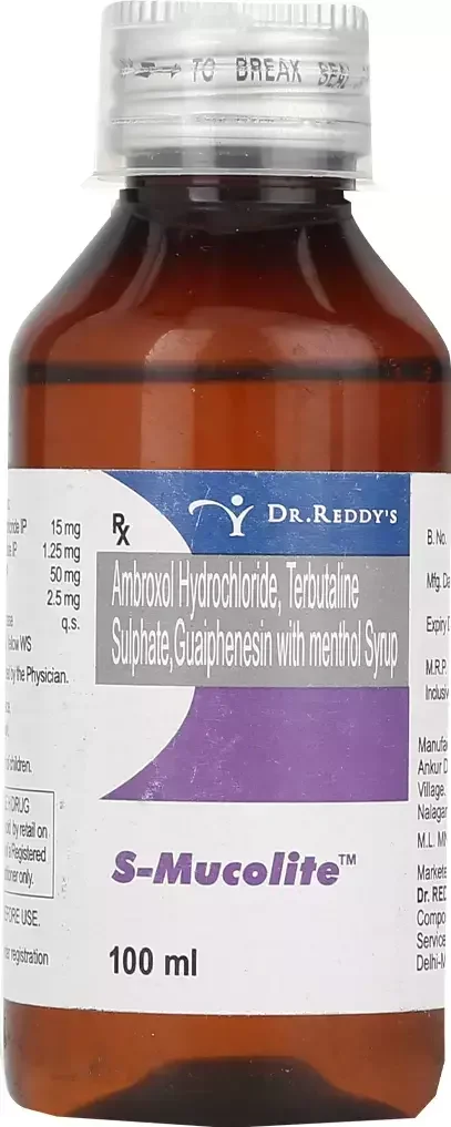 S-Mucolite 100 ml Syrup