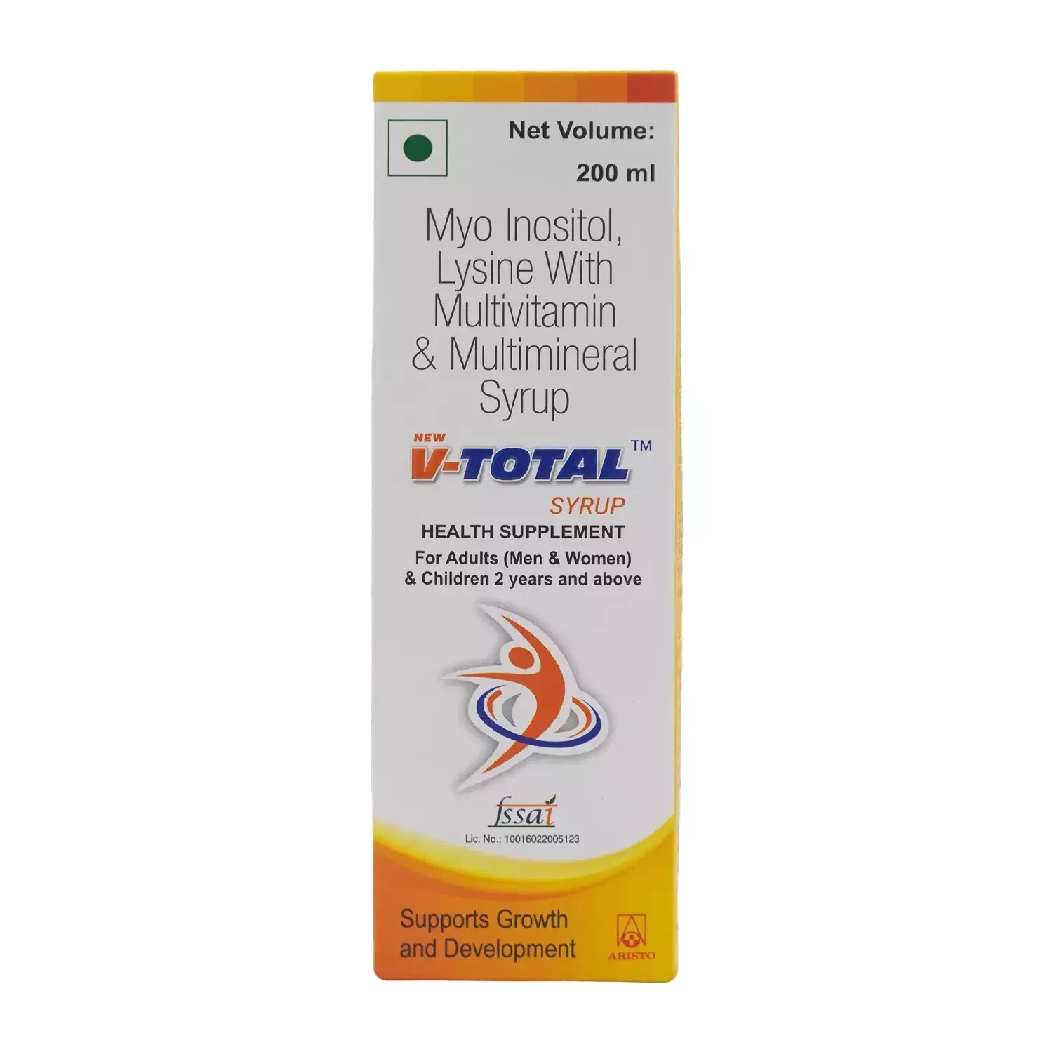 New V-TOTAL 200 ml Syrup