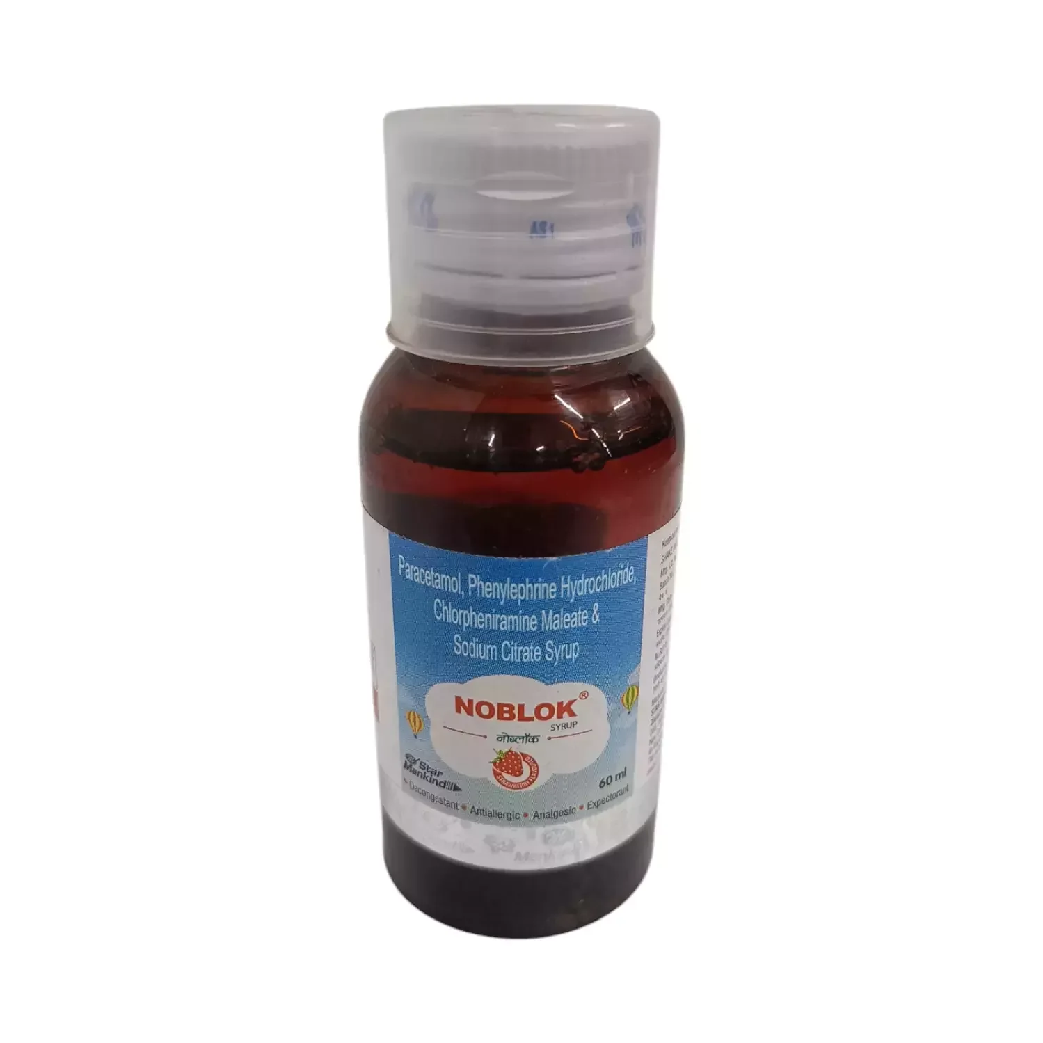 Noblok Strawberry 60 ml Syrup