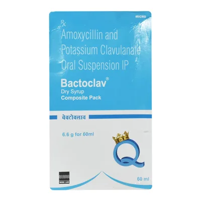 Bactoclav Composite Pack 60 ml Dry Syrup