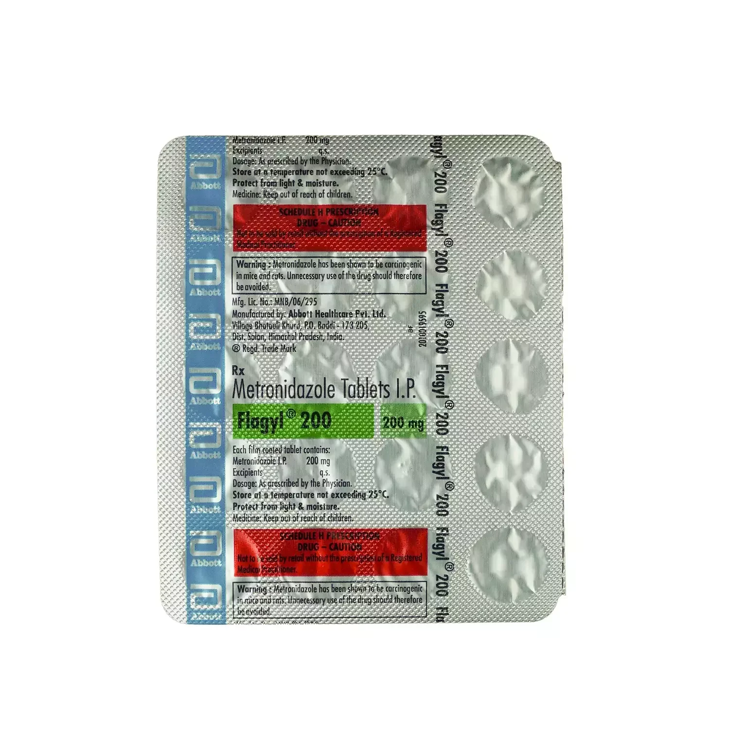 Flagyl 200 Tablet 20